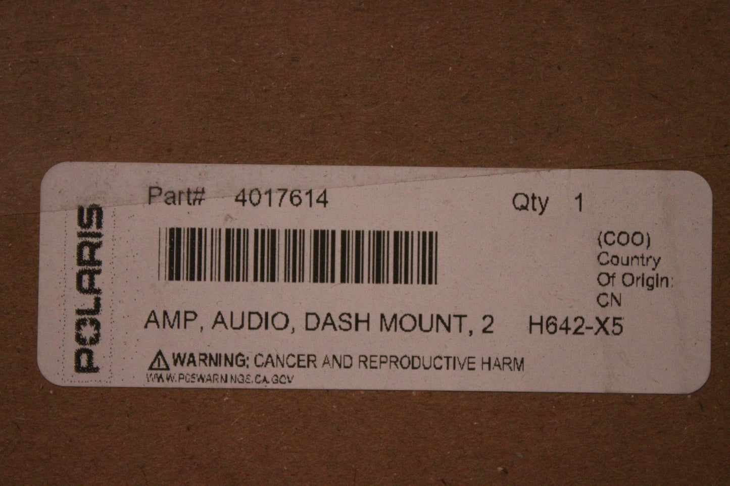Audio AMP, Dash Mount, Part 4017614